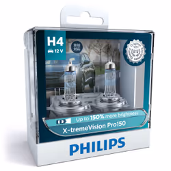 Philips 12342XVPS2, 60 W, 12 V, H4, Halogène, 3600 K, 2 pièce(s)