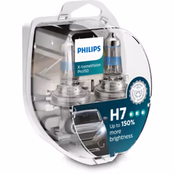 Ampoule halogène PHILIPS H7 X-tremeVision Pro150 12V/55W, 2 pièce