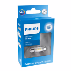 Philips Ultinon Pro6000 SI 11854CU60X1 Lampe de signalisation automobile, 12 V, LED, 6000 K, 1 pièce(s)
