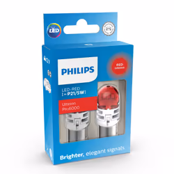 Philips Ultinon Pro6000 SI 11499RU60X2 Lampe de signalisation automobile, 12 V, P21/5W, LED, 2 pièce(s)