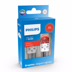 Philips Ultinon Pro6000 SI 11498RU60X2 Lampe de signalisation automobile, 12 V, P21W, LED, 2 pièce(s)