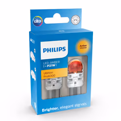 Philips Ultinon Pro6000 SI 11498AU60X2 Lampe de signalisation automobile, 12 V, P21W, LED, 2 pièce(s)