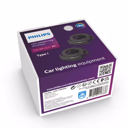 Philips LED Adapter rings 11179X2 Anneaux de connexion de type I, Adaptateur, Noir, LED, H7-LED, 63 mm, 97 mm