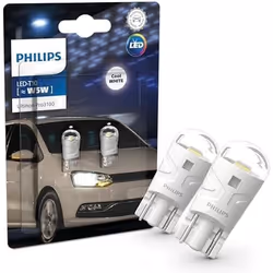 Lampe de signalisation automobile LED Philips Ultinon Pro3100 - Cool white - W5W - 6.500K