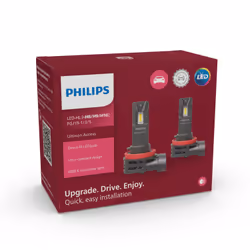 Philips Ultinon Access 11366U2500C2 Lampe pour éclairage avant, 20 W, 12 V, H8, LED, 6000 K, 2 pièce(s)
