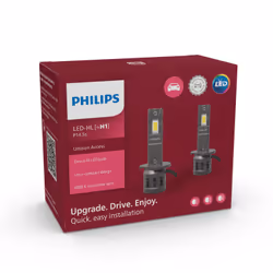 Philips Ultinon Access 11258U2500C2 Lampe pour éclairage avant, 13 W, 12 V, H1, LED, 6000 K, 2 pièce(s)