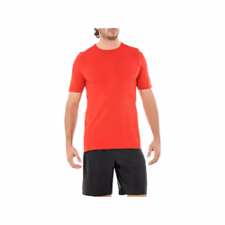 ASICS Seamless SS TOP, Tee-shirt, Adulte, Mâle, Rouge, XL, SML