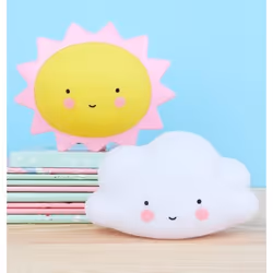 A Little Lovely Company LTCW025 lumière de nuit pour bébé Autonome Bleu, Rose, Blanc LED