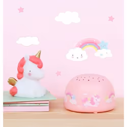 A Little Lovely Company 397081 lumière de nuit pour bébé Autonome Rose LED