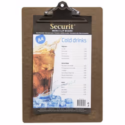 Securit® Porte-menu à pince : une touche d'originalité et de classe pour votre restaurant Chaque restaurant cherche constamme ...