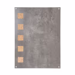 Securit LW-GY-78, 780 x 580 mm, Liège, Métal, Bois, Gris