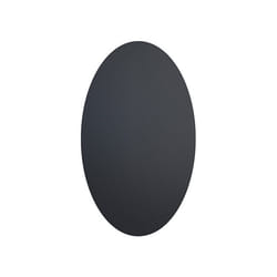 Securit CS-OVAL-8 tableau à craie et accessoires Noir Polyvinyl chloride (PVC)