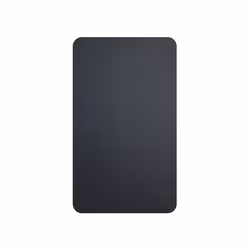 Securit CS-RECT-8, 85 x 50 mm, Polyvinyl chloride (PVC), Noir
