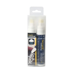 Securit SMA820-V2-WT marqueur à craie liquie Bloc Blanc 2 pièce(s)