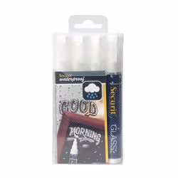 Securit SMA610-V4-WT, Blanc, Bloc, Inodore, 4 pièce(s)