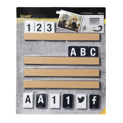 Securit LES-TE-100 panneau de lettres Teck