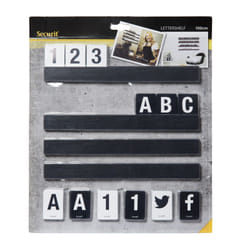 Securit LES-BL-100 panneau de lettres Noir