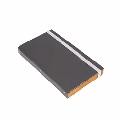 Securit MC-DBBP-GY, Cuir, Bois, Noir, Bois, Mat, Angles arrondis, Chine, Bill Presenter