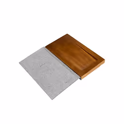 Securit MC-DBBP-GY Cuir, Bois Noir, Bois 1 pièce(s)