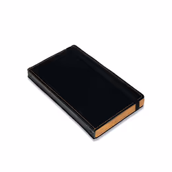 Securit MC-DBBP-BL, Cuir, Bois, Noir, Bois, Mat, Angles arrondis, Chine, Bill Presenter