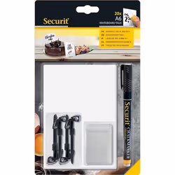 Securit TAG-A6-BL marqueur à craie liquie Bloc Blanc 1 pièce(s)