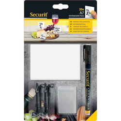 Securit TAG-A7-BL tableau à craie et accessoires Blanc Plastique