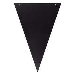 Securit FB-FLAG, 450 x 300 mm, Mélamine, Résine, Velcro, Noir