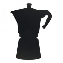 Securit FB-MOKA tableau à craie et accessoires Noir Mélamine, Résine, Velcro