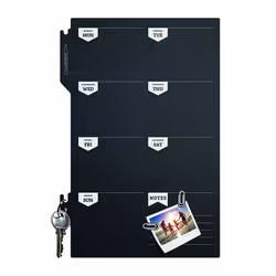 Securit FB-PLAN, Mélamine, Résine, Velcro, Noir