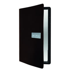 Securit MC-LRA4-RWBR A4 Cuir, Métal Noir 1 pièce(s)