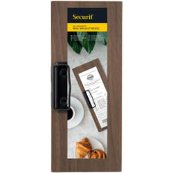 Porte addition avec pince en bois de noyer pour hôtel restaurant brasserie