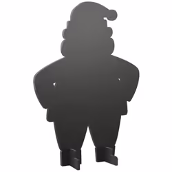 Découvrez cette ardoise silhouette modèle Santa / Père-Noël, idéale comme objet de décoration en vue des fêtes de fin d'année ...