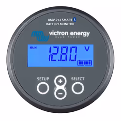 CONTROLEUR INTELLIGENT DE BATTERIES VICTRON BMV 712 BLUETOOTH •Visualisation de lautonomie restante de la batterie (tension, ...