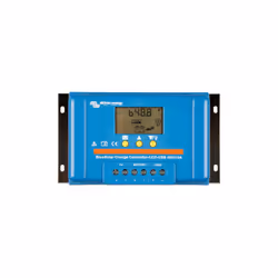 Un regulateur innovant de Victron qui ajoute aux fonctions classiques du regulateur PWM les deux fonctions de monitorig de l  ...