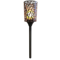 Luxform BATTERY FLAME TORCH 1X CYLINDER Éclairage au sol extérieur LED Gris