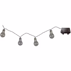 Cette guirlande lumineuse de 10 ampoules LED transparentes offre une lumi re tamis e blanche chaude et apportera une touche d ...