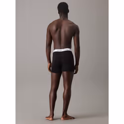 Calvin Klein 000NB1770A-001-S Sous-vêtement Short Boxer Noir, Blanc