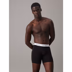 Calvin Klein 000NB1770A-001-M Sous-vêtement Short Boxer Noir, Blanc