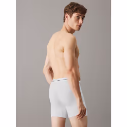 Calvin Klein 000NB1770A-MP1-L Sous-vêtement Short Boxer Noir, Gris, Blanc