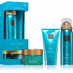 Tout pour une peau merveilleusement belle dans un seul conditionnement. Le coffret cosmétique RITUALS The Ritual Of Karma a l ...