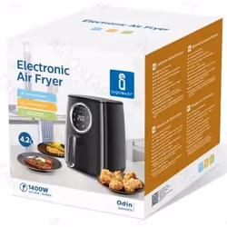 Aigostar 8719138810512 friteuse Unique 4,2 L Autonome 1400 W Friteuse d’air chaud Noir