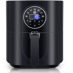 Mini Cube - Friteuse sans Huile à Air Airfryer 3.5L avec 7 Programmes durée et Température Réglables Manuellement, Friteuse Air Chaud Numérique 1500W
