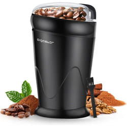 Breath - Moulin à café, épices et graines 150W. Capacité de 60gr. Lames en acier inoxydable avec protection anti-usure. Sans bpa. Design exclusif.