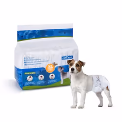 Nobleza Couches chien couches femelles de formation de chiot femelle jetables super absorbant Wraps pour animaux de compagnie ...