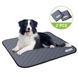 Nobleza - tapis ultra absorbant pour chien grande taille, tapis propreté chien educateur chiot lavable,Lot de 2, 75×89CM