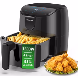 Hayden X - Friteuse à air 9 en 1. Air Fryer 1500W 4L avec minuteur de 60 minutes et écran LED, température réglable de 40°C à ...