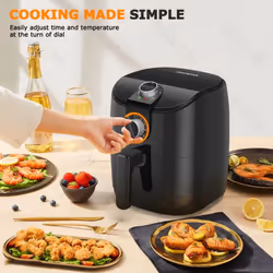 Aigostar 8719138832552 friteuse Unique 8 L Autonome 1700 W Friteuse d’air chaud Noir