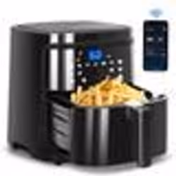 Aigostar Ava Smart - Friteuse à air connectée Wifi grande capacité de 7L. 0% BPA 1900W. 7 programmes + maintien au chaud.