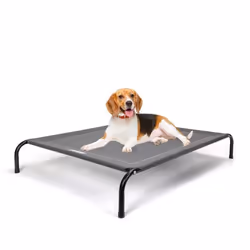 Nobleza - Lit Chien Surélevé, Lit Surelever Pour Chien, Lit de Camp pour Chiens Chats,Gris, M 105x80x20CM