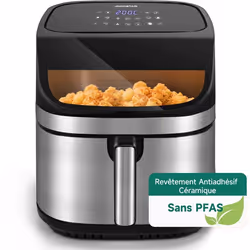 Aigostar 8719138868209, Friteuse d’air chaud, 8,8 L, 80 °C, 200 °C, 60 min, Unique
